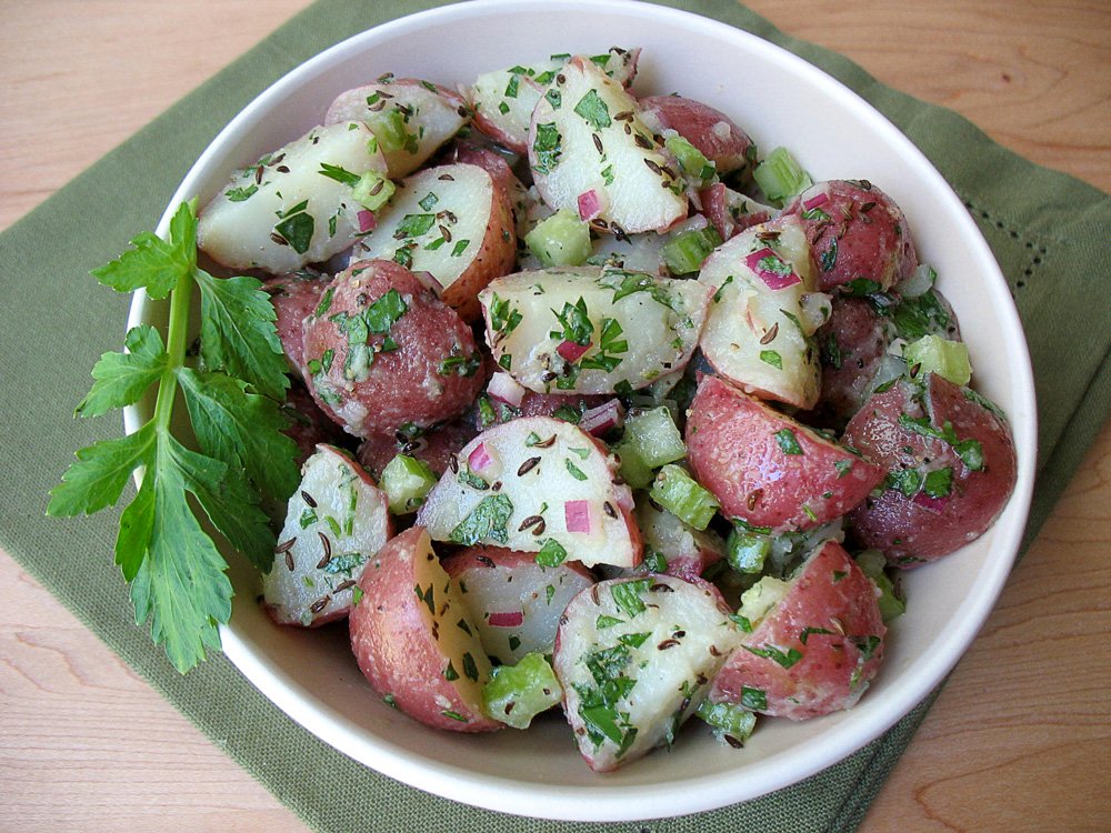 Potato Salad with Toasted Caraway Seeds