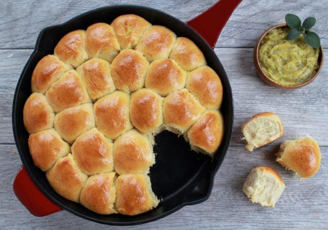 Parker House Rolls with Sage-Honey Butter