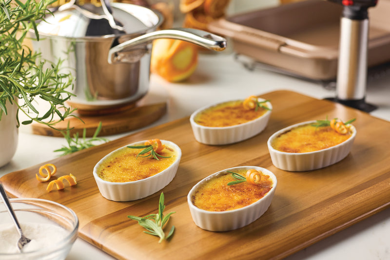 Rosemary-Orange Crème Brûlée