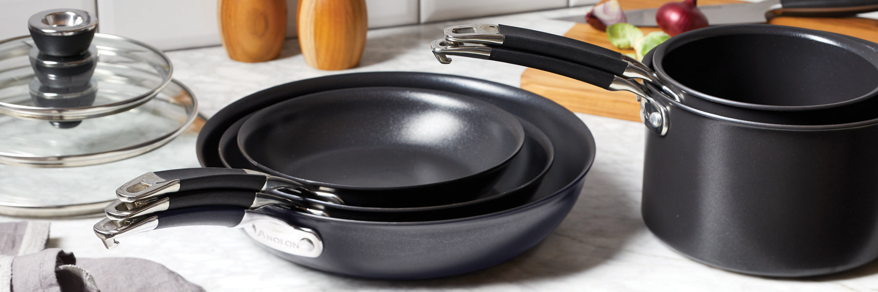 Smartstack | Stackable Nonstick Cookware | Anolon
