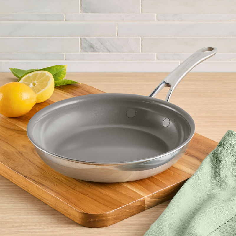 8.5-Inch Clad Ceramic Frying Pan