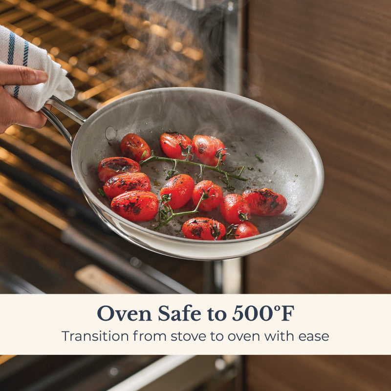 8.5-Inch Clad Ceramic Frying Pan