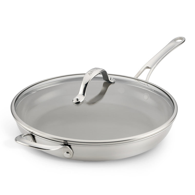 12.25-Inch Frying Pan with Lid