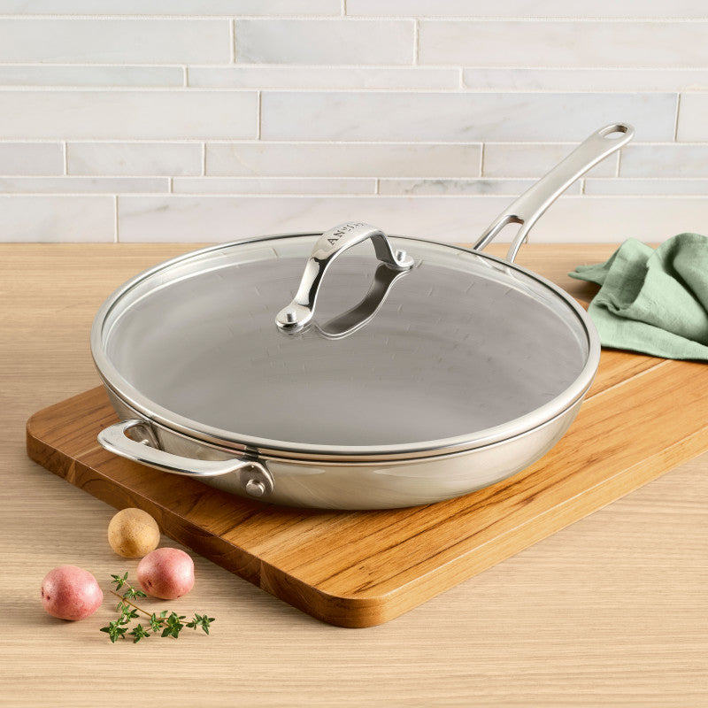 12.25-Inch Frying Pan with Lid