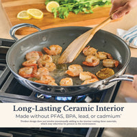 12.25-Inch Frying Pan with Lid