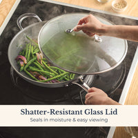 12.25-Inch Frying Pan with Lid
