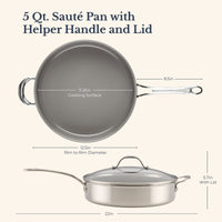 5-Quart Saute Pan with Lid