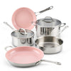 Clad Stainless 7-Piece Cookware Set