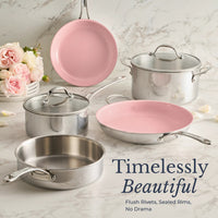 Clad Stainless 7-Piece Cookware Set
