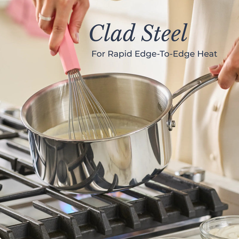 Clad Stainless 7-Piece Cookware Set