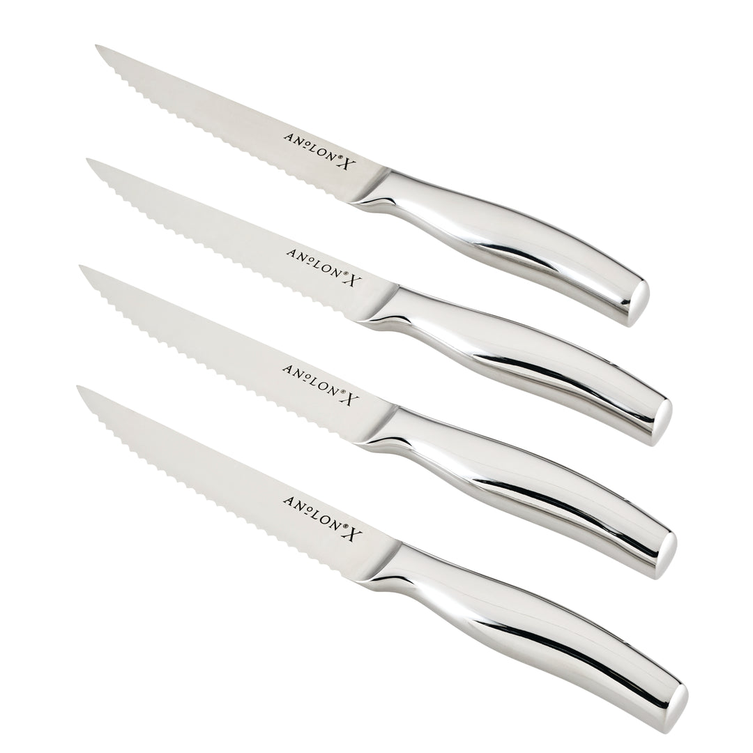 4-Piece Stainless Steel Steak Knife Set