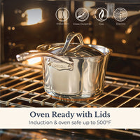 3.5-Quart Saucepan with Lid