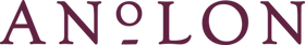 The image displays the word ANOLON in bold, stylized purple letters with the letter O replaced by a degree symbol.