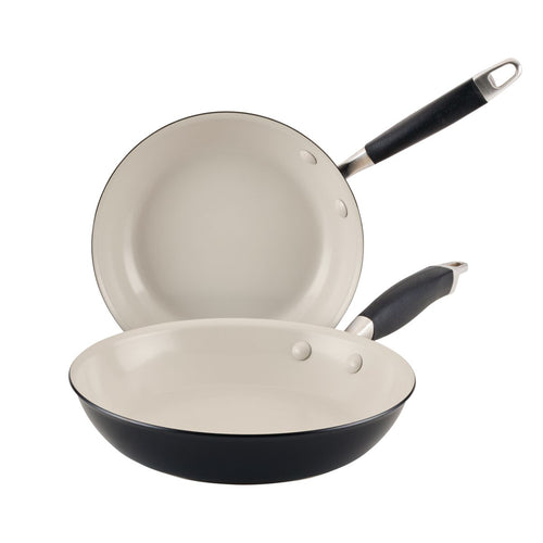 2-Piece Ceramic Nonstick Frying Pan Set