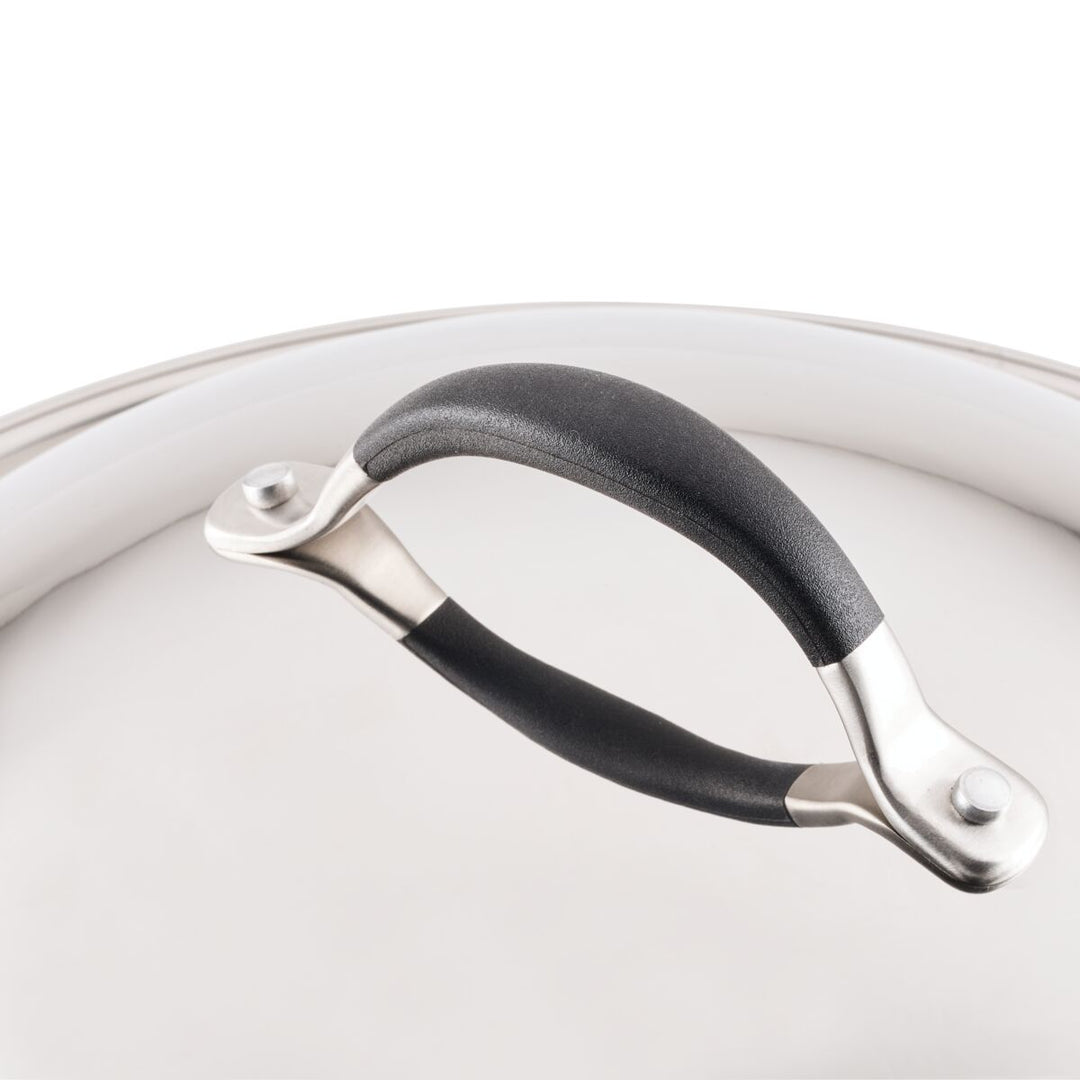 14-Inch Stainless Steel Domed Lid