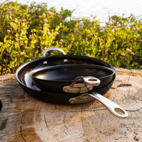 Pre-Seasoned Carbon Steel Frying Pan Duo, 10" & 12"