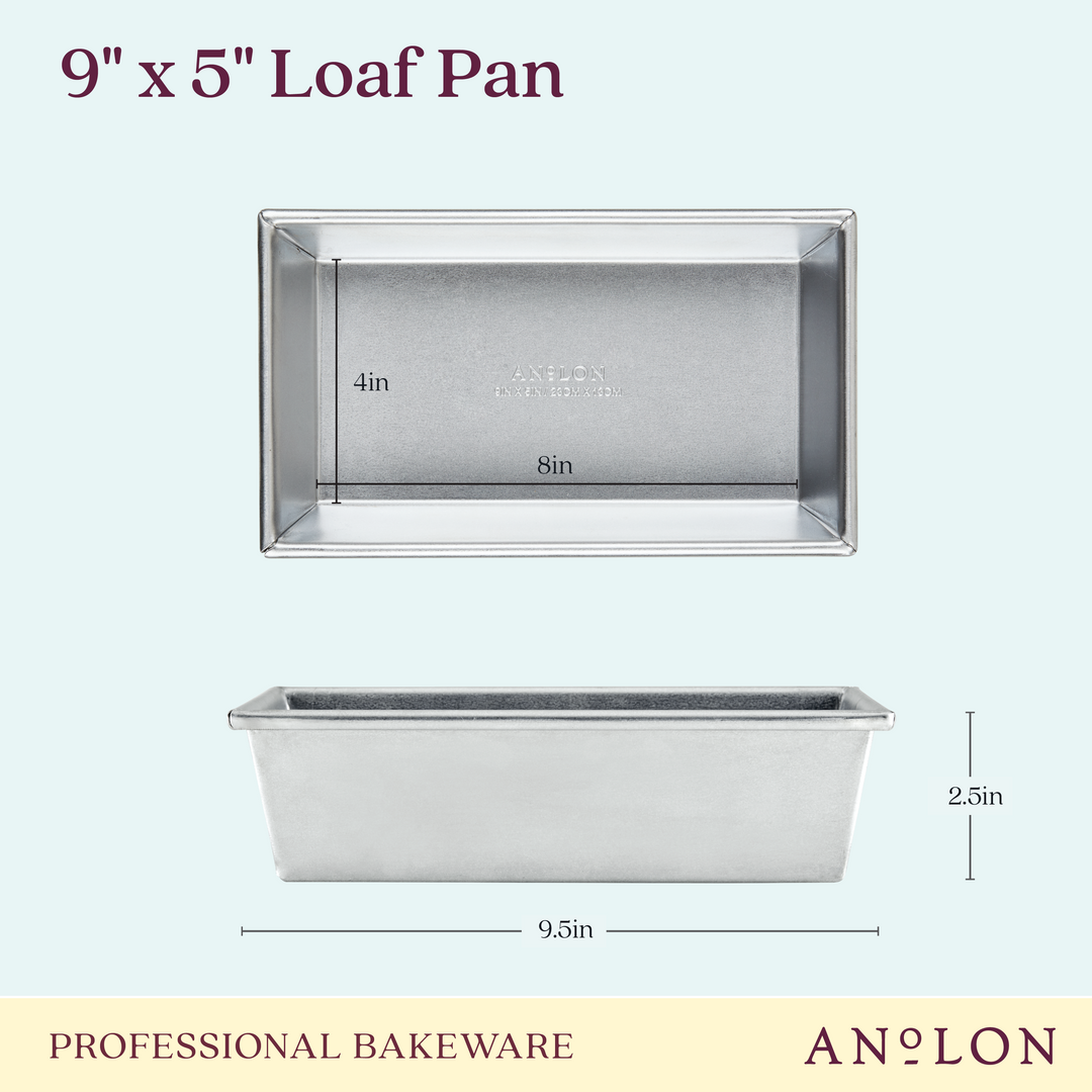 9-Inch x 5-Inch Aluminized Steel Loaf Pan