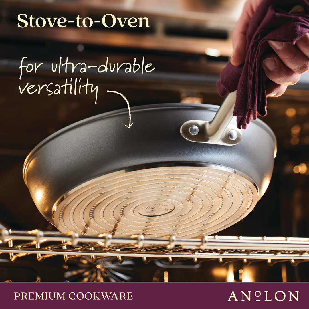 13.5-Inch with Wok Anolon – Lid