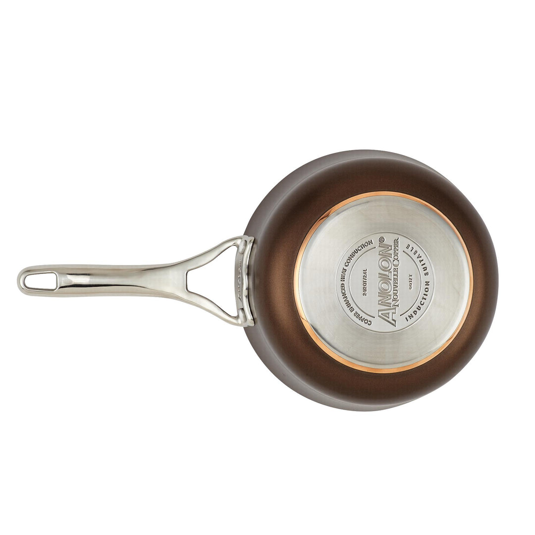 Copper Induction Saucier Pan, 2-Quart