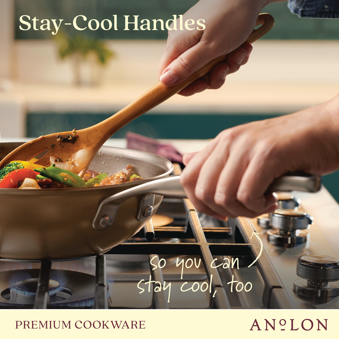 Anolon x Hybrid Nonstick Induction Frying Pan 10-Inch