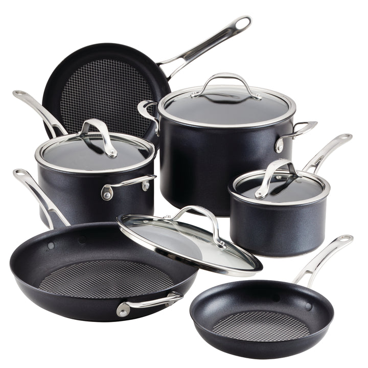 10-Piece Hybrid Nonstick Cookware Set