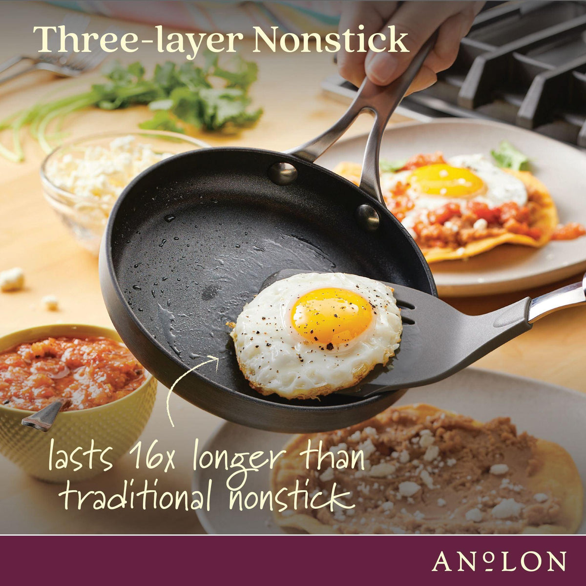 Mini Rosti Frying Pan 6.25-Inch Mini Frying Pan – Anolon