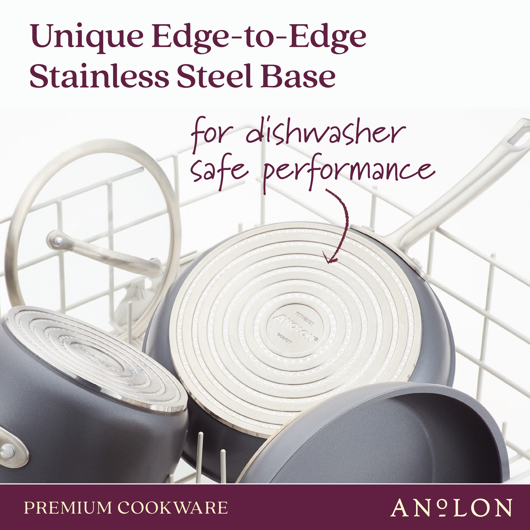 Anolon Accolade Square Grill Pan, 11, Forged Hard Anodized