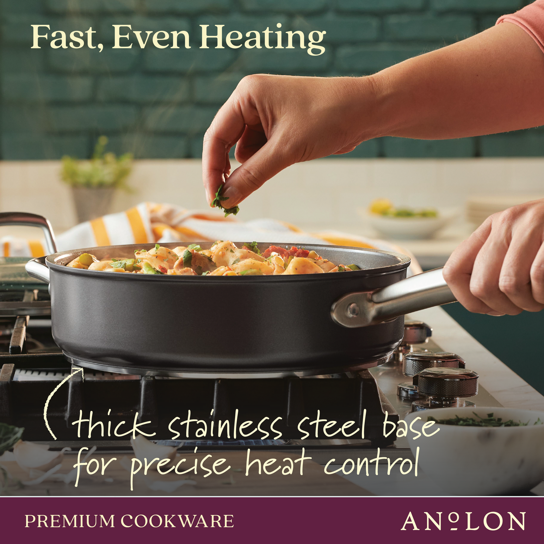 10-Inch Hybrid Nonstick Frying Pan – Anolon