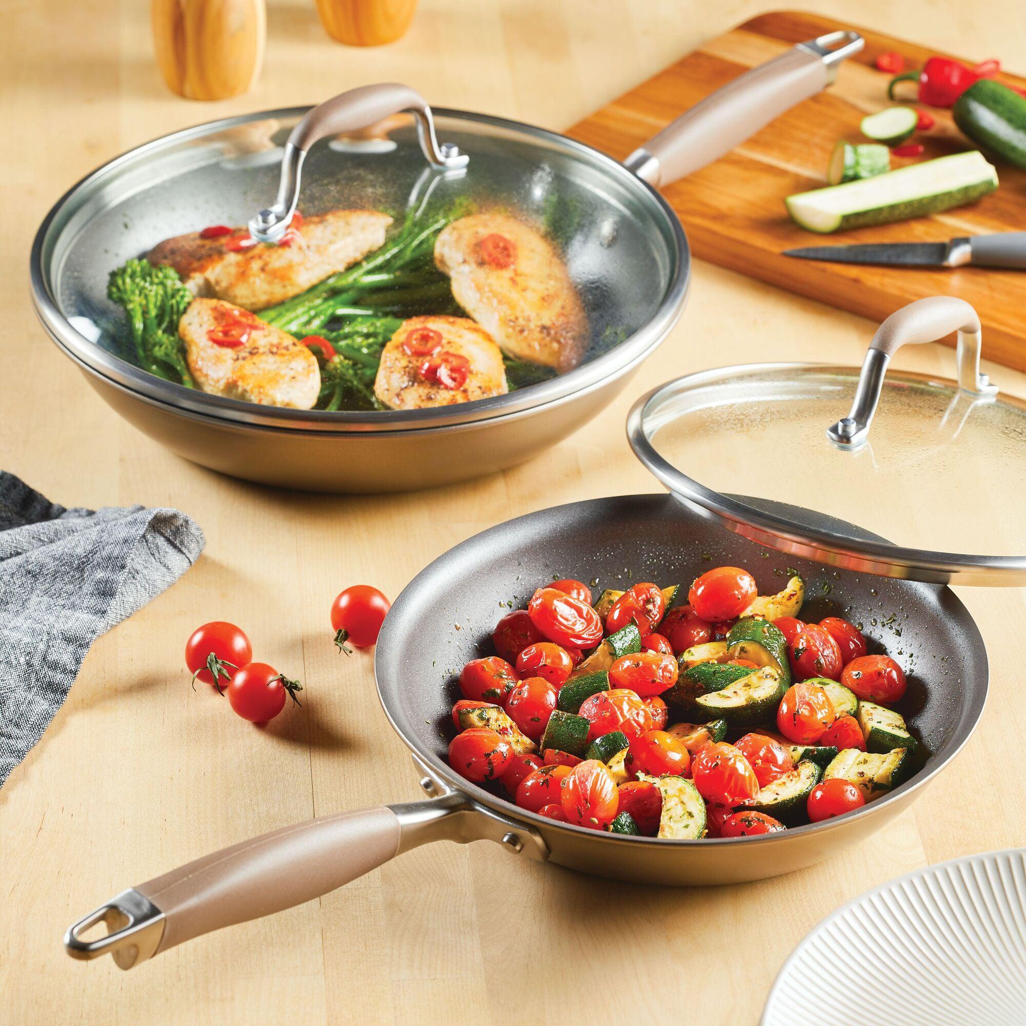 4-piece Skillet and Lid Set – Anolon