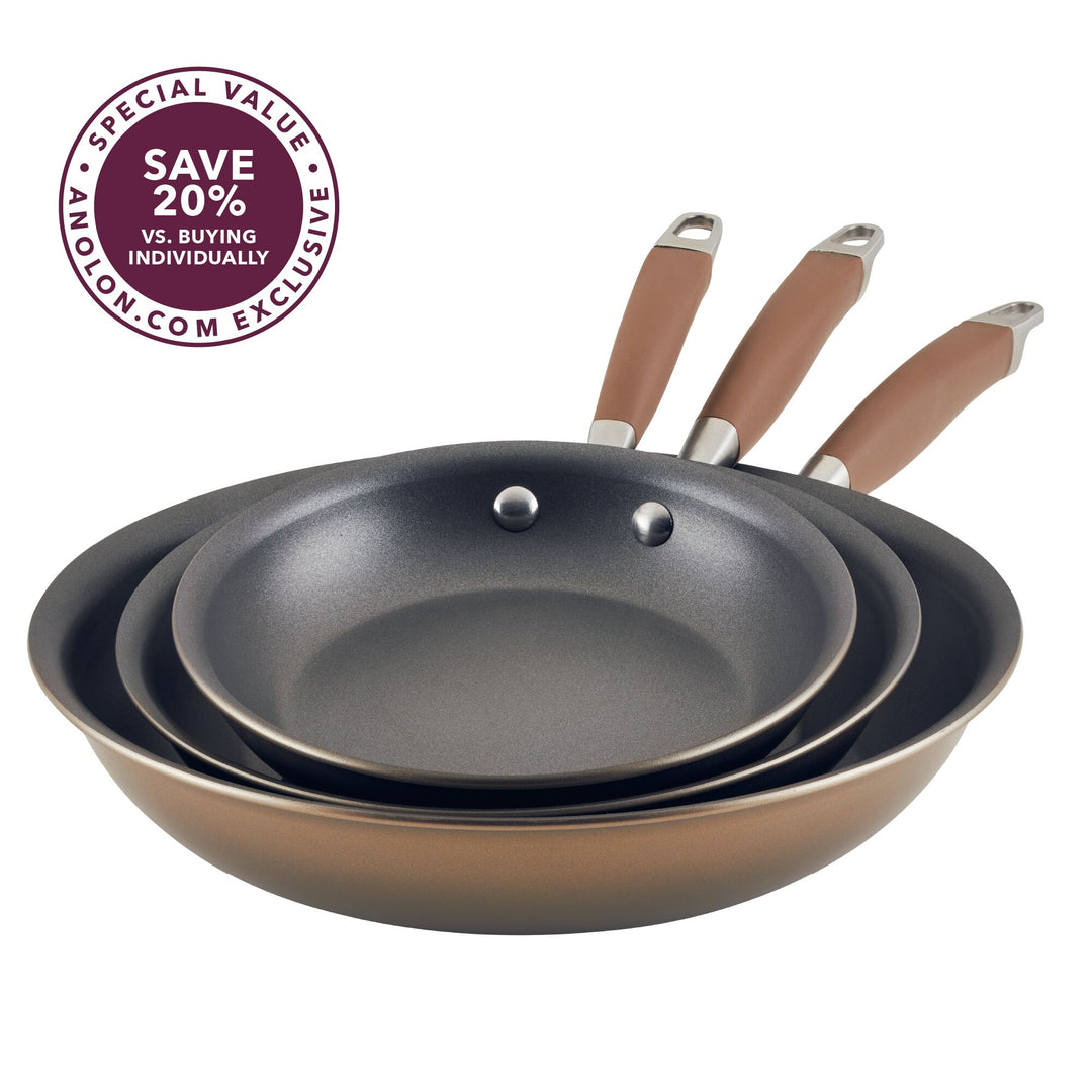 Healthy Ceramic Cookware Set No Teflon 13-Pcs Nonstick Pots and Pans Set  Handles