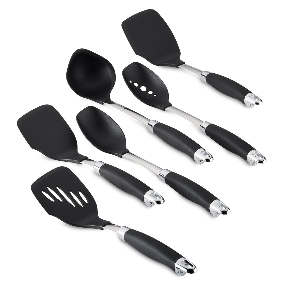 10 Pc Stainless Steel Kitchen Gadget Set with Soft Touch Handles