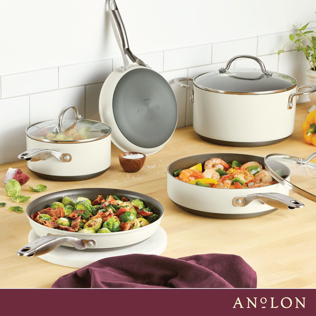 8-Piece Hard Anodized Nonstick Cookware Set – Anolon