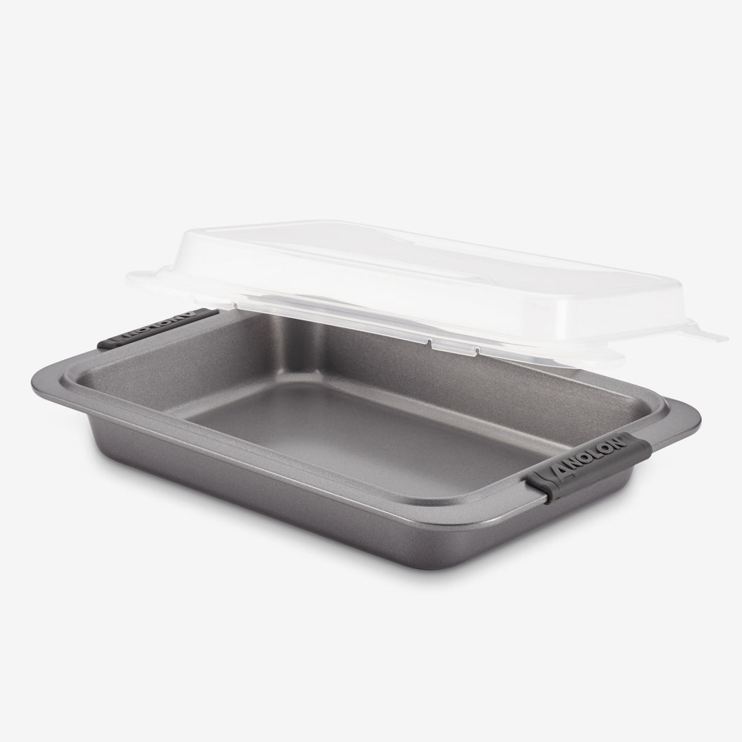 Covered Bake Pan, 9x13, Stainless Steel