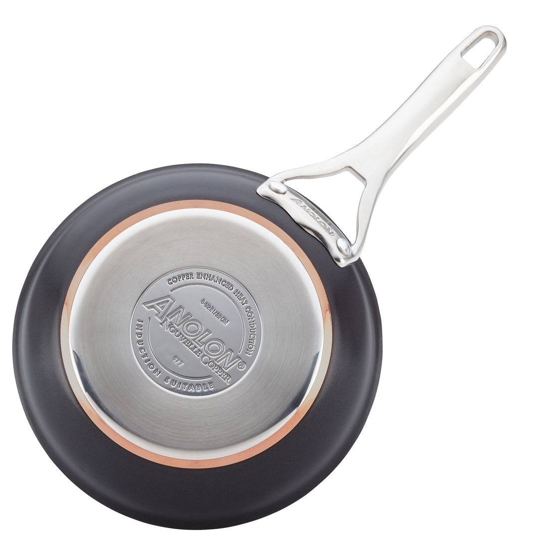Anolon Nouvelle Copper Stainless Steel 8-Inch and 9.5-Inch Induction Frying  Pan Set · 2 Piece Set