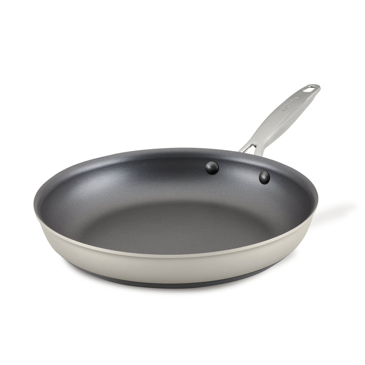 12-Inch Hard Anodized Nonstick Frying Pan | Silver