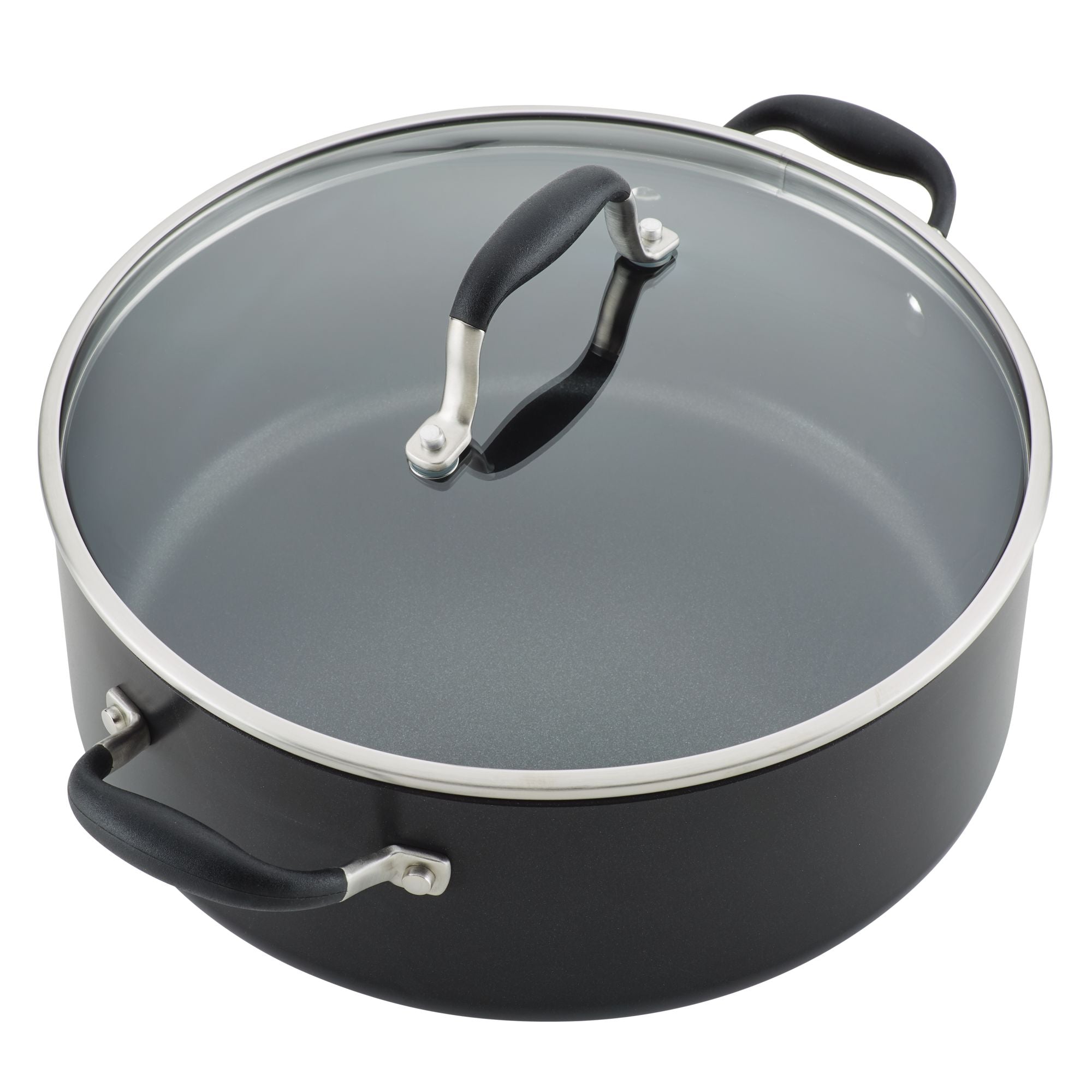 Anolon Advanced Hard-Anodized Nonstick 7.5-Quart Covered Stockpot - Thumbnail 2