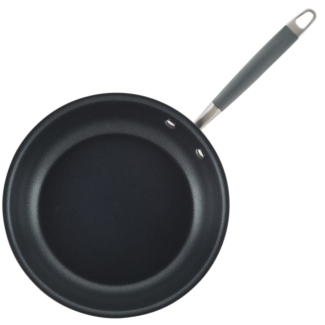 Meyer Accent Series Hard Anodized Ultra Durable Nonstick Induction Frying  Pan, 11-inch, Matte Black
