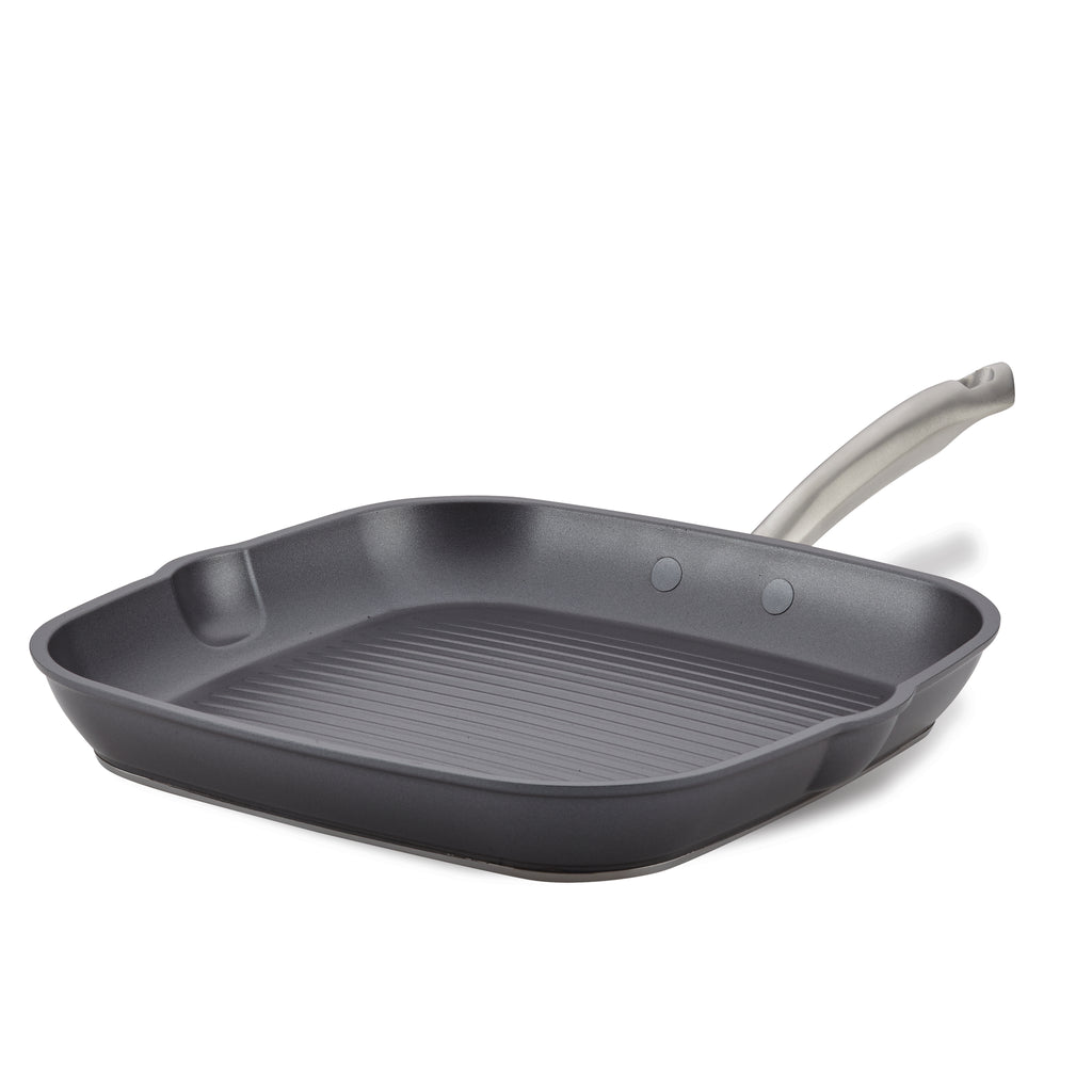 XD Nonstick Deep Square Grill Pan 11 x 11 - Plum Pudding