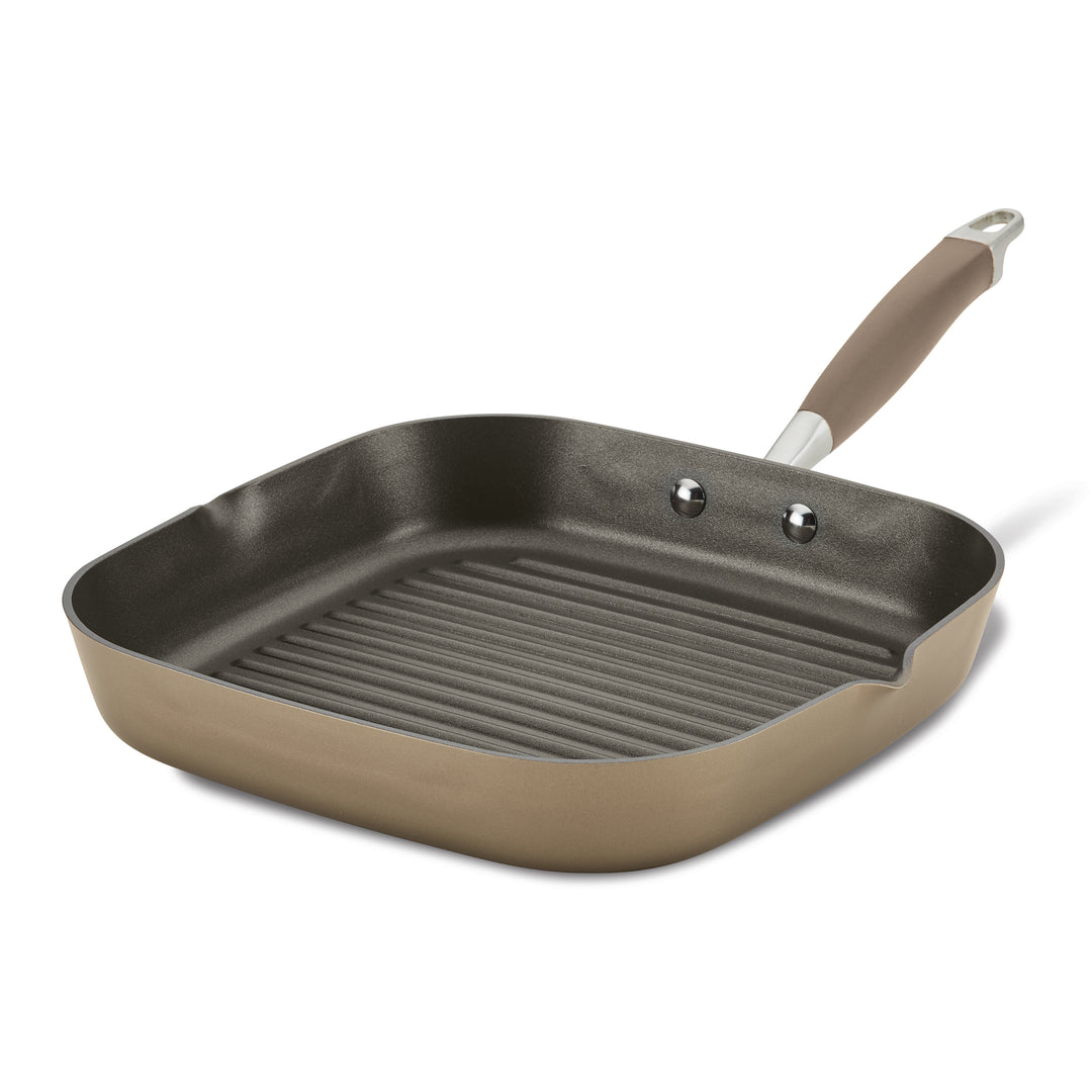 Calphalon 11in Grill Pan Square Nonstick Hard Anodized Aluminum Stainless  for sale online