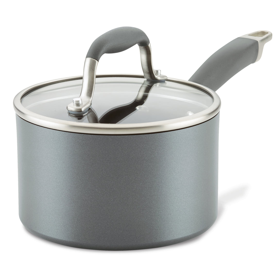 Anolon 2-Quart Tri-Ply Clad Stainless Steel Covered Saucepan 