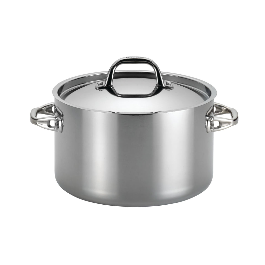 Anolon Tri-Ply Clad Stainless Steel 12-3/4 French Skillet 