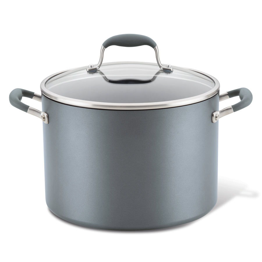 Ailwyn 5qt stock pot with lid - nonstick saucepan cooking pot pasta