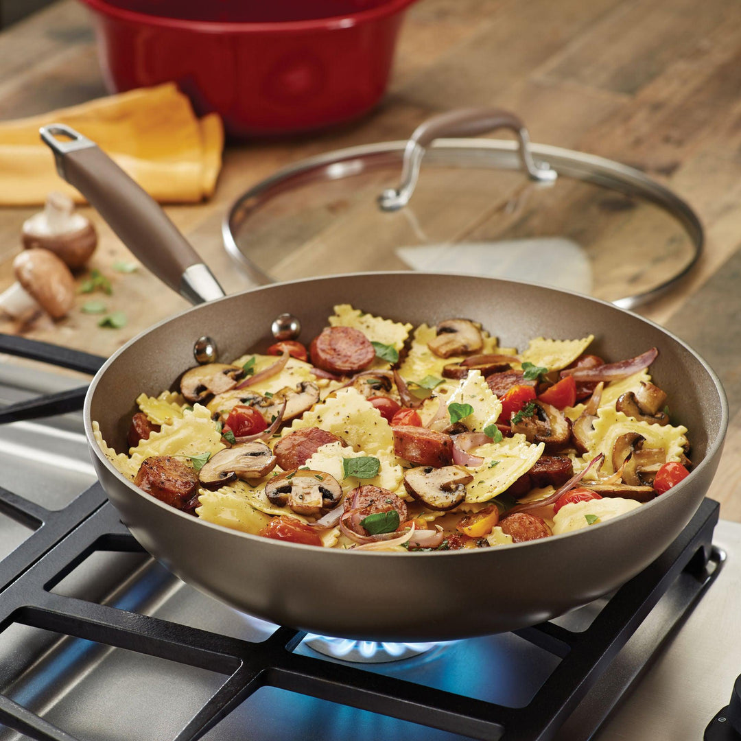 NEW Anolon Advanced Bronze 12” Covered Ultimate Pan