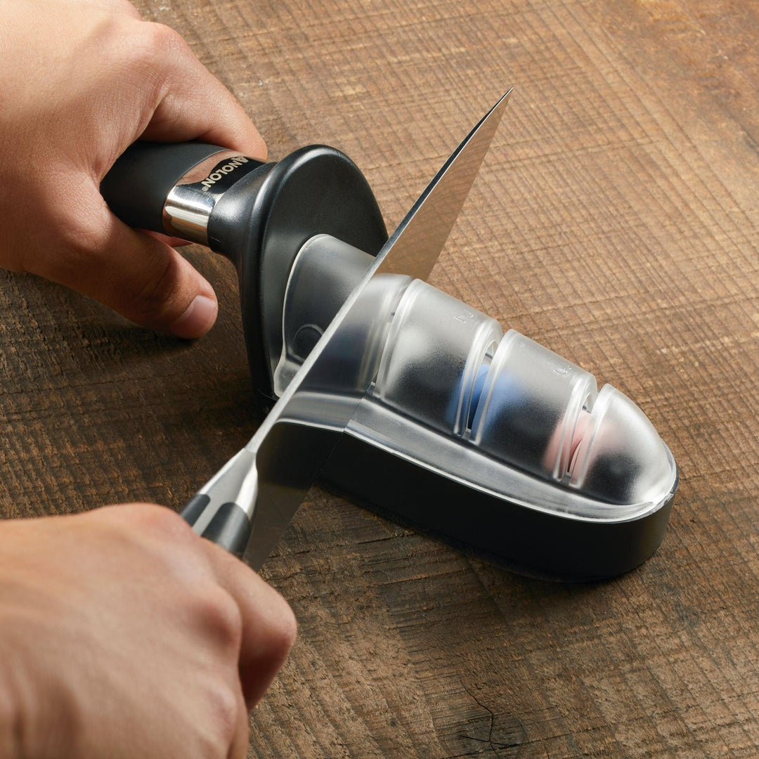 Kitchenware V-shaped Knife Sharpener Household Hand-held Knife